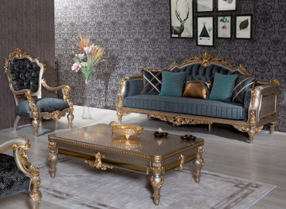 Sofagarnitur 3+1 Sitz Couch Sitz Polster Couchtisch 3tlg. Set Garnitur Möbel